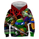 Sweat Tortue Ninja en Relief – Immersion Totale dans l’Univers TMNT