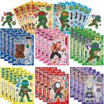 Puzzle Sticker DIY Tortue Ninja – 16 Styles TMNT pour Enfants