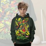 Sweat à Capuche Tortue Ninja – Style Geek & Confort Quotidien