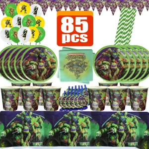 Kit Anniversaire TMNT – Décoration Complète