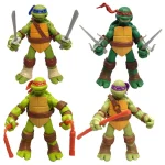 Figurines Articulées Tortue Ninja - Leonardo, Raphael, Donatello, Michelangelo