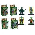 Figurine Tortue Ninja en Briques - Pack 4 Personnages