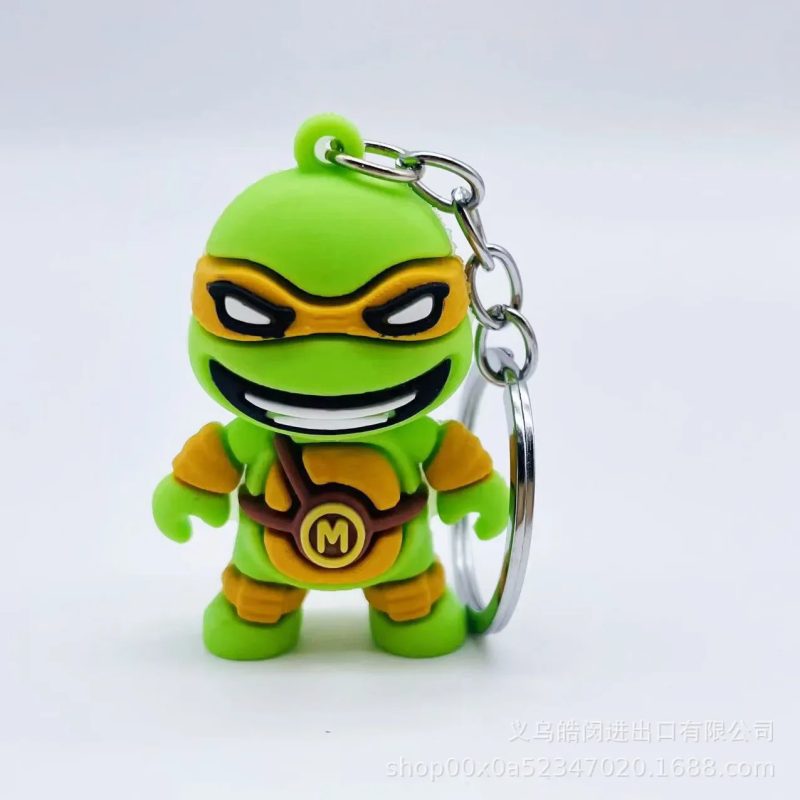 Porte-clés Geek TMNT – Raphael Donatello Michelangelo Leonardo – Image 2