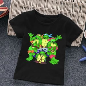 T-shirt TMNT Enfant Noir