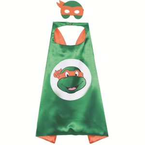 Déguisement Michelangelo Orange Tortue Ninja pour Enfants – Soirée pizza et rigolade en vue