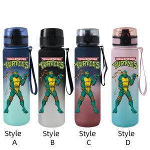 Bouteille d'Eau Tortue Ninja Enfant – Pour Fans de Donatello et Michelangelo