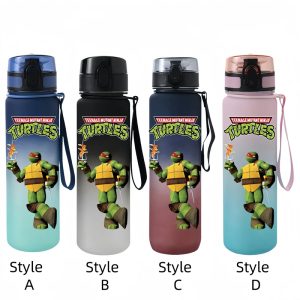 Gourde TMNT Enfant – Design Anti-Fuite et Couleurs Dynamiques