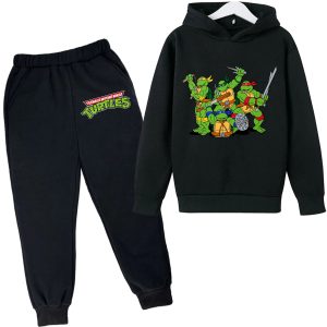 Costume Enfant Tortues Ninja – Design Détaillé et Tissu Résistant aux Lavages