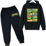 Costume Enfant Tortues Ninja – Design Détaillé et Tissu Résistant aux Lavages