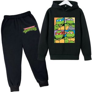 Costume Enfant Tortues Ninja – Design Détaillé et Tissu Résistant aux Lavages