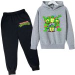 Sweat à Capuche + Pantalon TMNT – Design Dynamique et Tissu Respirant