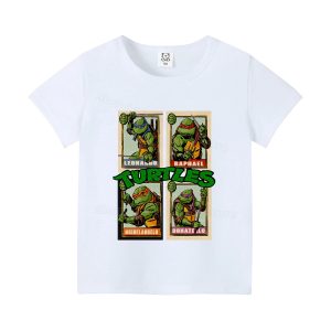 T-shirt Tortue Ninja pour Enfants – Parfait pour Fêtes