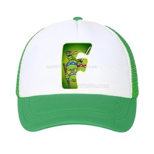 Casquette TMNT Vert Lettre F