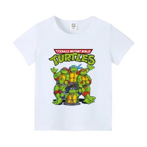 T-shirt d’Été Enfant Tortue Ninja – Confort et Liberté de Mouvement