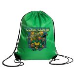 Sac Scolaire TMNT - Design Vert avec Cordon de Serrage [43x34 cm]