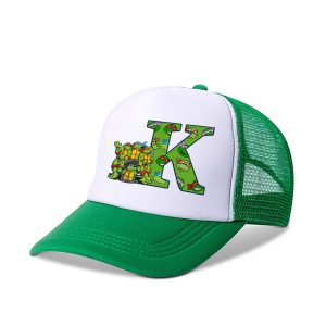 Casquette Tortue Ninja Lettre K - Style et Pratique pour les Enfants