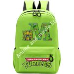 Cartable Tortue Ninja Lettre M Vert TMNT - Fonctionnalité et Style pour l'École