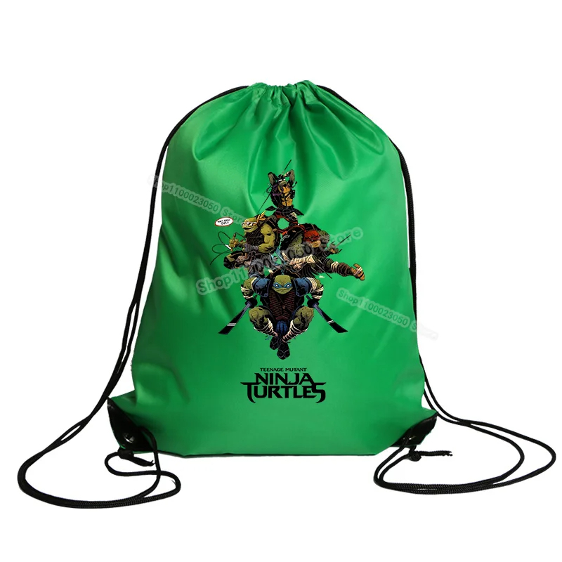 Sac Scolaire Tortue Ninja Vert - Cadeau Parfait pour Jeunes Fans