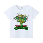 T-shirt d’Été Blanc Tortue Ninja – Look Héroïque