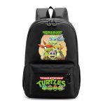 Fourre-tout Scolaire - Design TMNT en Noir