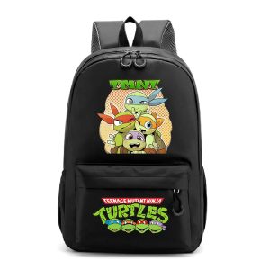 Fourre-tout Scolaire - Design TMNT en Noir