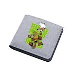 Porte-monnaie Gris – Inspiration Tortues Ninja