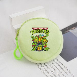 Portefeuille Geek TMNT – Cercle Compact en Vert Éclatant