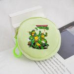 Portefeuille Minimaliste Vert – Inspiration Tortues Ninja