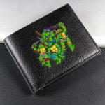 Portefeuille Tortue Ninja Geek Noir - Idée Cadeau