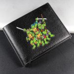 Portefeuille Noir Leonardo - Design Discret