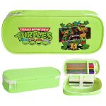 Trousse Scolaire Tortue Ninja Verte – Grand Format 22 cm