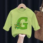 Sweat-shirt TMNT Vert pour Enfant Lettre G – Confort et Style Geek