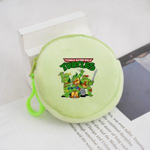 Porte-monnaie Coton Écoresponsable – Style TMNT en Vert