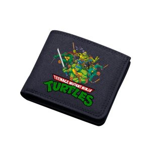 Porte-monnaie Nylon Durable – Style Comics en Noir