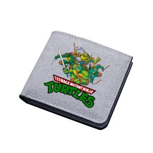 Portefeuille Geek TMNT – Design Gris Discret