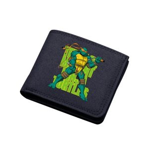 Portefeuille Geek TMNT – Design Noir Élégant