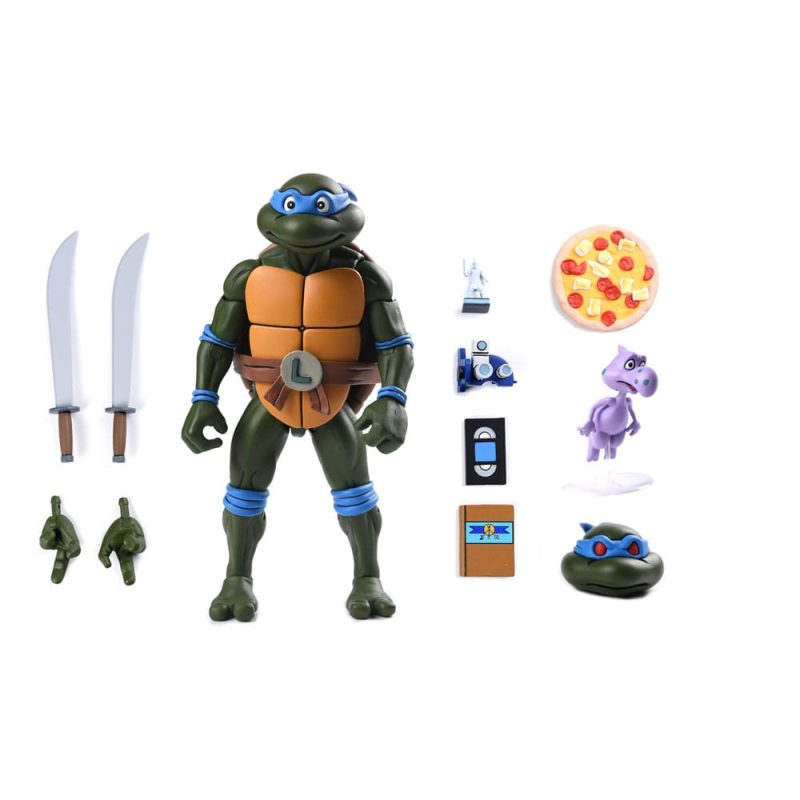 Figurine Leonardo VHS - Édition Glitch 18cm