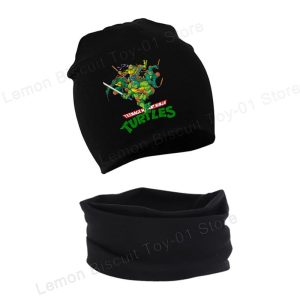 Ensemble bonnet et écharpe pour bébé Tortues Ninja12