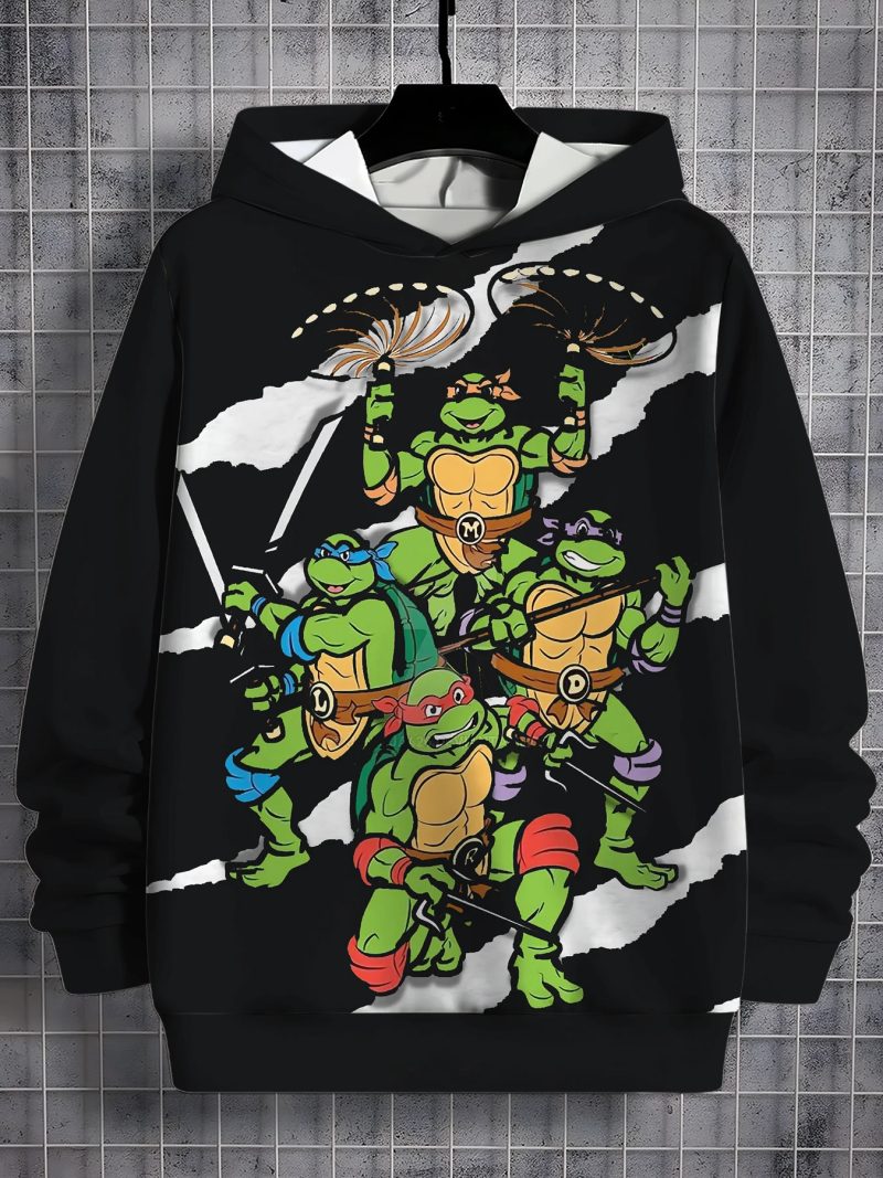 Sweat Enfant Tortues Ninja – Idéal pour Fêtes, École ou Jeux Créatifs – Image 3