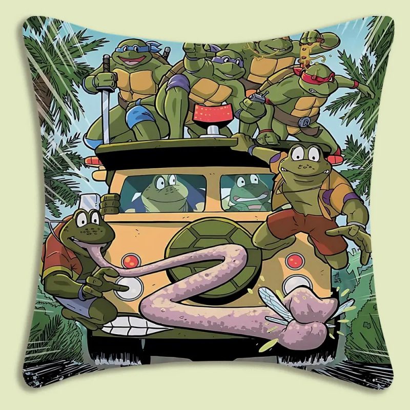 Oreiller Tortue Ninja - Rêves pizza