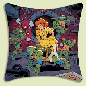 Oreiller Tortue Ninja journaliste - Douceur héroïque