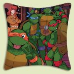 Oreiller Tortue Ninja - Héros velouté