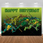 Toile de Fond Tortue Ninja – Happy Birthday TMNT