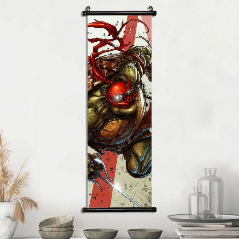 Poster Gaming Raphael TMNT - Pour Setup Gamer