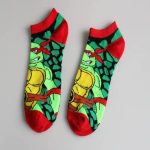 Chaussettes Tortue Ninja Raphael Rouge