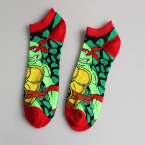 Chaussettes Tortue Ninja Raphael Rouge