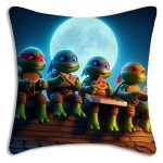Oreiller Tortue Ninja pour Enfant – Ambiance geek et cosy