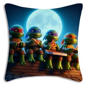 Oreiller Tortue Ninja pour Enfant – Ambiance geek et cosy
