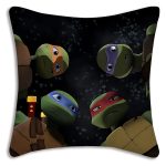 Oreiller Tortue Ninja – Doux et lavable