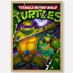 Affiche Donatello - Violet Créatif Univers TMNT